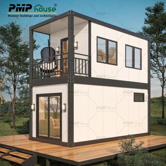 Sestava z dvou kusů obytného kontejneru PMP o rozměru 3x7 m - 2