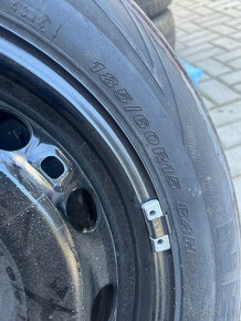Pneu + disk 185/60 R15 5x100 6Jx15H2 ET43 1kus - 2