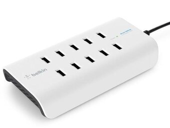 Belkin 10-portová USB nabíječka,120W, 2.4, SLEVA 50% - 2