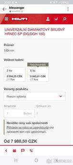 Diamantové hrnky hilti - 2