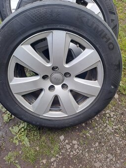 Alu kola 5x112 originál Audi 225/55 R16 - 2