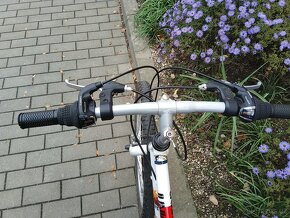 Dětské kolo Favorit Junior - červenobílé - 2