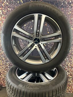 Originální alu kola mercedes benz GLE 5x112 275/50r20 zimní - 2
