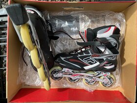 Kolečkové brusle FILA Master Plus 10 (44) + helma L/XL - 2