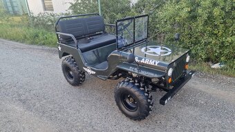 Mini Jeep Willys 150ccm pro deti a dospele - 2