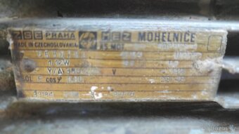 Elektromotor Mez Mohelnice 1.1kW 1400 otáček - 2