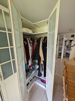 Šatní skříň rohová IKEA smetanová - 2