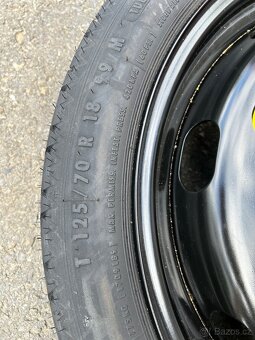 Dojezdové kolo 5x112 R18 3 1/2J x 18H2 ET25.5 1K0601027B - 2