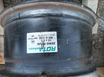 2x ALU Rota 8x15, 4x100 - 2