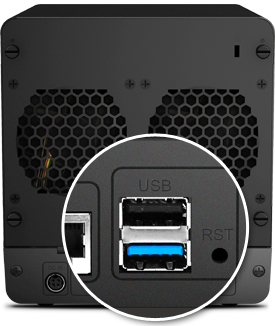 Synology NAS DS416j + 4x3TB hdd + APC-ES 400 - 2