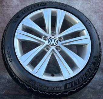 Originální Alu kola VW Sharan 225/45/18 zimní TOP - 2