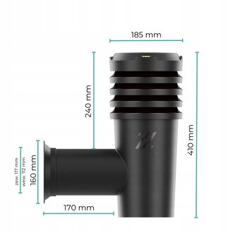 Venkovní odvětrávání digestoře - 2