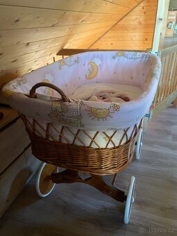 Proutěný košík na miminko scarlett - 2
