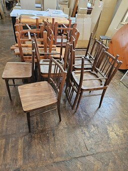 Prodam 8 dřevěných židle Ton - 2