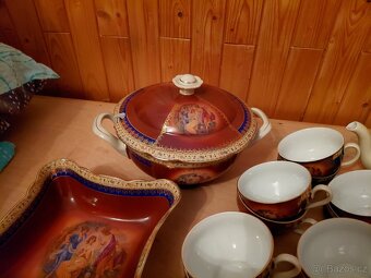 Set porcelánu Tři grácie Moritz Zdekauer Czechoslovakia - 2