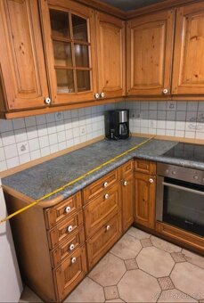 Rustikální kuchyně z masivu se spotřebiči,5408 - 2