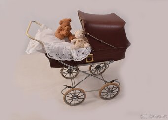 Retro Kočárek pro panenky - 2