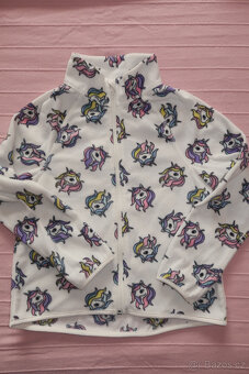 2 x fleecová mikina vel.134-140_H&M - 2