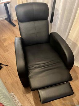 Masážní křeslo HOVBORG černá - 2