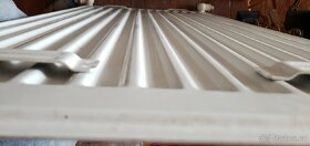 použitý kovový tenký radiátor. Rozměr 91 cm x 50 cm - 2