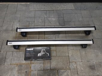 Nosič Thule 754 WingBar dlhé tyče + sada zámkov - 2