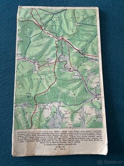 Retro mapa Beskydy - 2