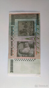 Bankovka Zimbabwe 20 miliard dolaru - 2