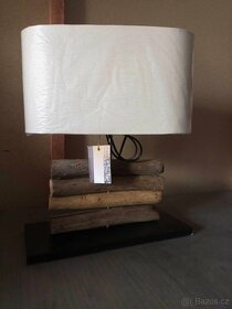 NOVÁ STOLNÍ LAMPA Z PŘÍRODNÍHO DŘEVA ARTLAMP - 2