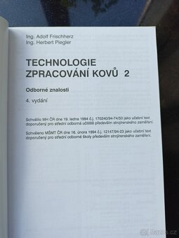 Technologie zpracování kovů 2 prodej - 2