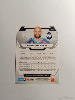Hokejová kartička ELH Tipsport Radek Smoleňák - 2