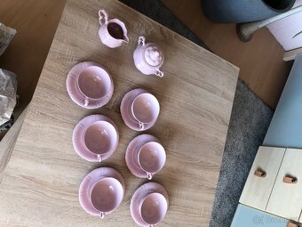 servis růžový porcelán - 2