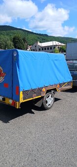 Prodám přívěsný vozík za auto s plachtou - 2