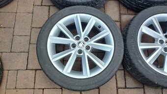 ALU letní 16", Š RAPID FABIA, rozteč 5x100mm, pneu 215/45/1 - 2