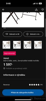 Zahradní set IKEA 1400,- - 2