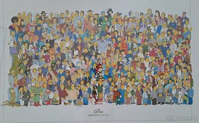 Velký plakát The Simpson, včetně rámu 100 x 70 cm - 2