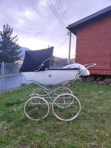 Retro houpací krásný kočárek Silver Cross a další - 2