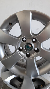 ALU Disky 5x112 6,5Jx16 ET 50.Škoda,VW,SEAT,AUDI - 2