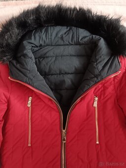 Desigual červený kabát,bunda vel.36/38 - 2