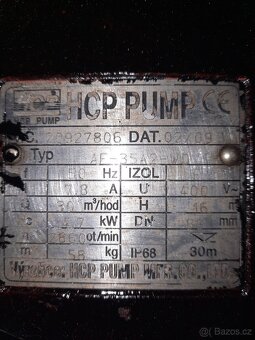 Kalové čerpadlo hcp pump - 2