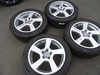 Alu disky originál Volvo, 17", 5x108,ET 50, letní pneu - 2