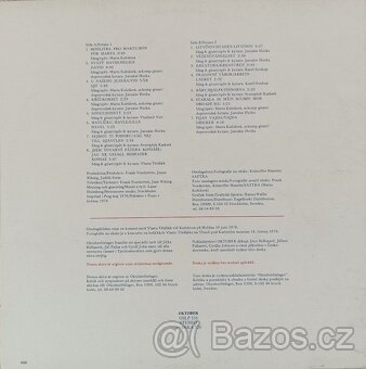 Zakázaní Zpěváci Druhé Kultury (LP Šafrán-rarita) - 2