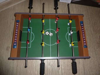 Stolní fotbálek 51 × 50 × 10 cm hnědý - 2