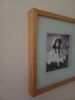 tři fotografie Jan Saudek obraz světlý rám sklo - 2