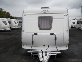 Prodám karavan Hobby 410 sfe,r.v.2007 + mover, markýza ,stan - 2