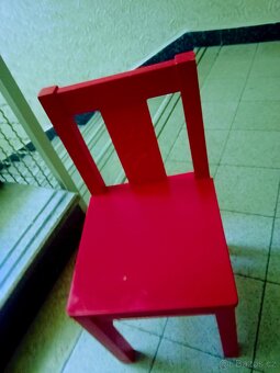 Dětský stolek + židlička Ikea - 2