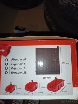 Plastový držák na zeď na nářadí - 2