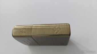 Benzínový zapalovač s Neměckým znakem SS a orlicí II. světov - 2