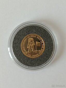 Zlatá inv. mince 1,22 g., Au 999,9 s certifikátem - 2