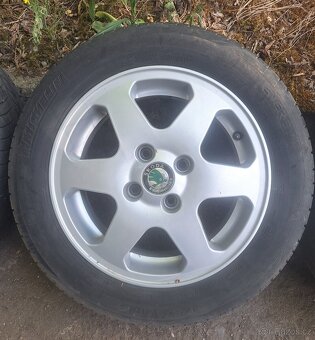 ALU kola 14" Škoda včetně rezervy 4x100 - 2
