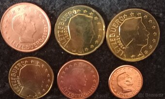LUCEMBURSKO,eurocenty,2002,2008 - 2